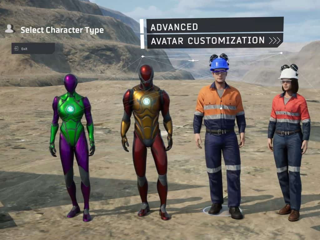 3D character or avatar customization.