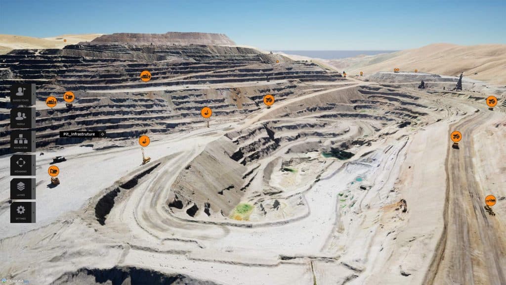 Bringing open pit mines to life with 3D CGI animation.